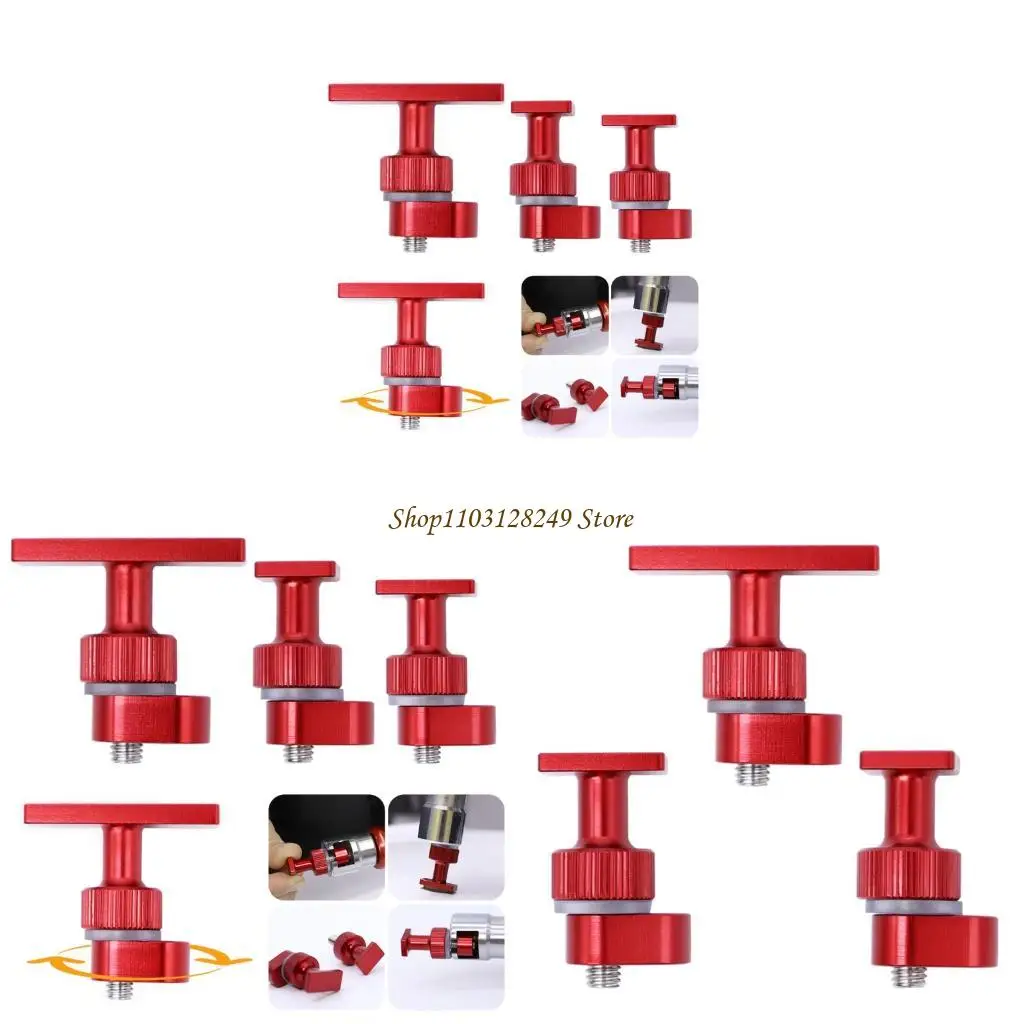 

N5KD 3Pcs Drawing Plate Dent Repair Accessories Lockable Puller Adjustable Dent Repair Tool Gasket Aluminum Pulling