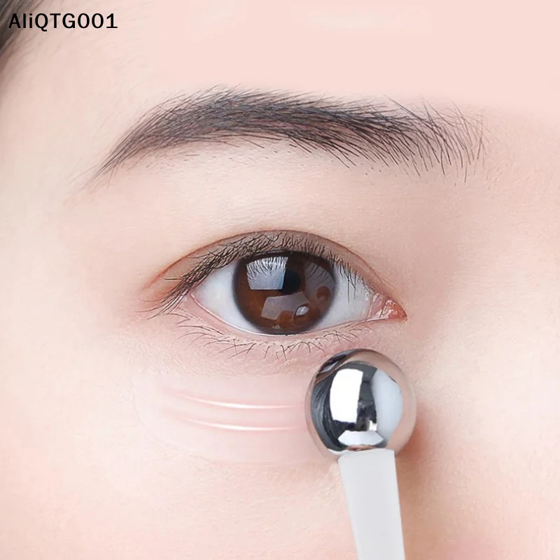

1PC Alloy Eye Roller Massage Stick Anti-Wrinkle Cosmetic Spatula Facial Spoon for Thin Skin Eye Cream Applicator