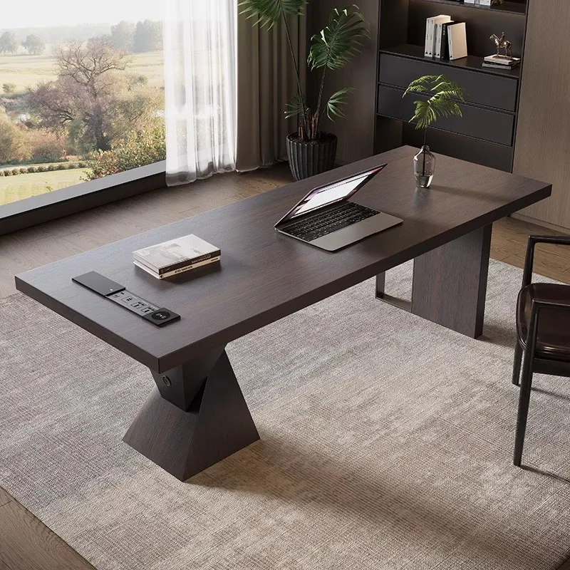 

Reception Bedroom Office Desks President Furniture Boss Modern Office Desks Study Artificial Board Furniture Scrivanie MH40BGZ