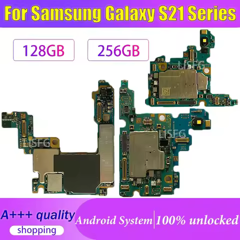 Mainboard For Samsung Galaxy S21 G991U G991B G990F S21 Ultra G998U G998B S21 Plus 5G G996B G996U Motherboard Unlocked LogicBoard
