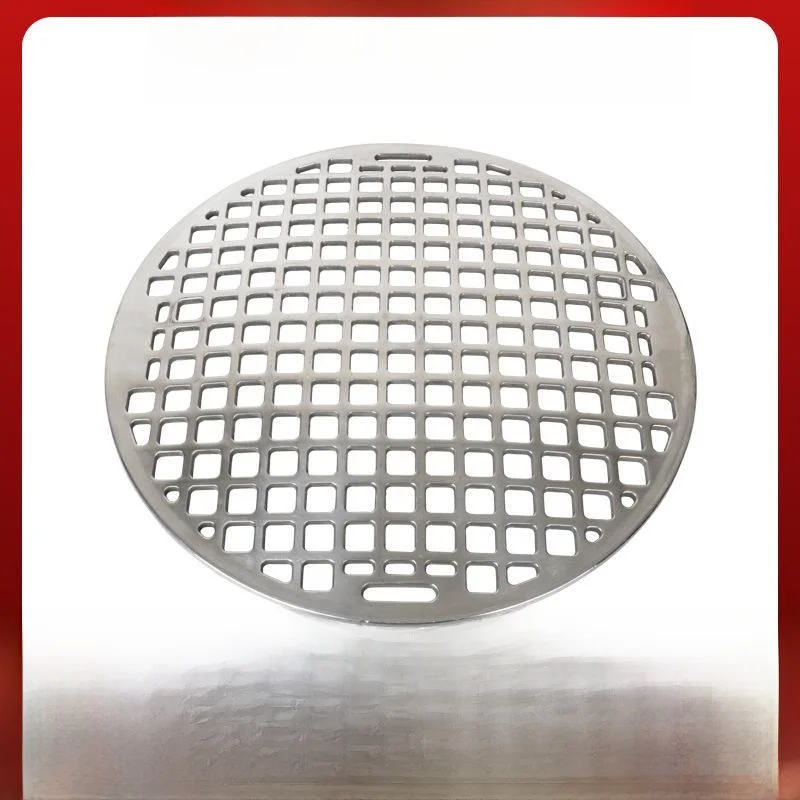

Thickened 304 Stainless Steel BBQ Grill Net Press Hole Commercial One-Piece Press Japanese Hexagonal Hole Barbecue Wire Mesh