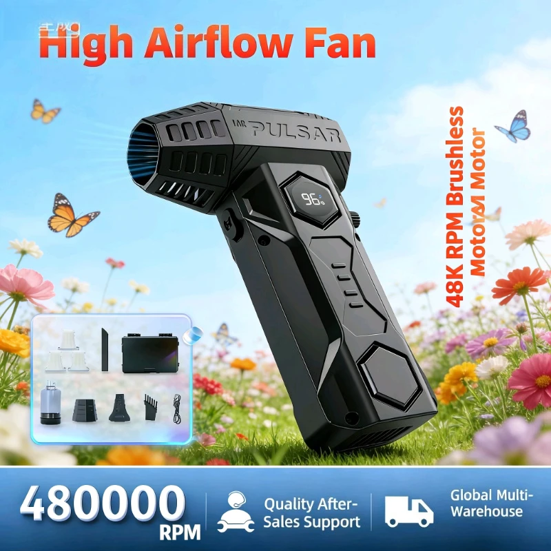 

X11Pro Turbo Jet Blower 480000RPM Powerful Air Blower Brushless Motor Turbo Fan Wind Speed 72m/s 10000mAh Souffleur Air Puissant