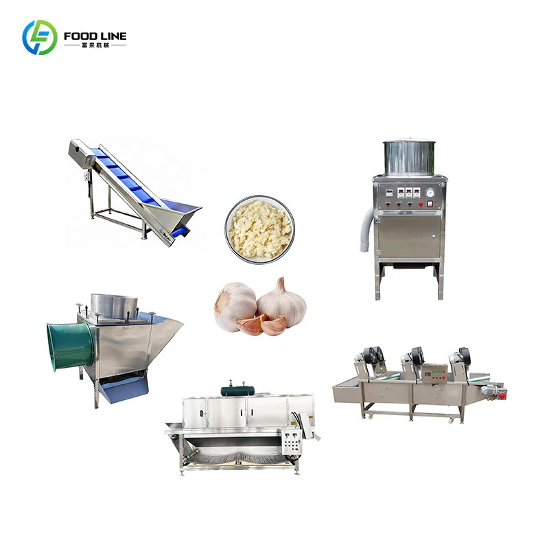 FL Garlic Sorting Peeling Processing Line Ablack Garlic Deep Processing Equipment Customized