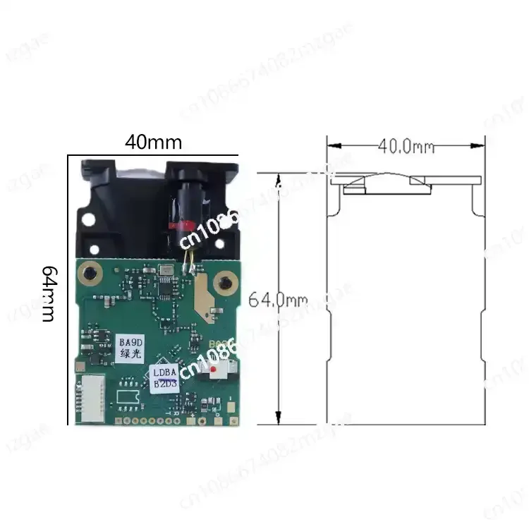 Arduino Compatible 150m Long Range Laser Distance Sensor, 4Hz Lidar Laser Range Finder for Measurement Applications