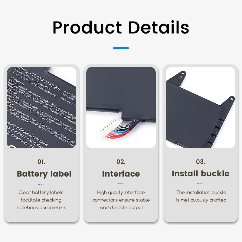 42Wh B31N1637 C31N1637 Battery for ASUS VivoBook F510 F510UA 15 K510U X510U X510UF X510UQ R520U S15 S510U S510UQ Free Toolkits