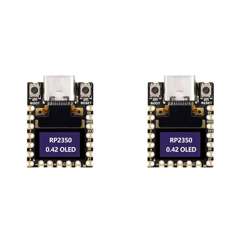 

【DIGITAL GADGET】2X RP2350 Mini Development Board With 0.42 Inch OLED Display RISC-V Low Power