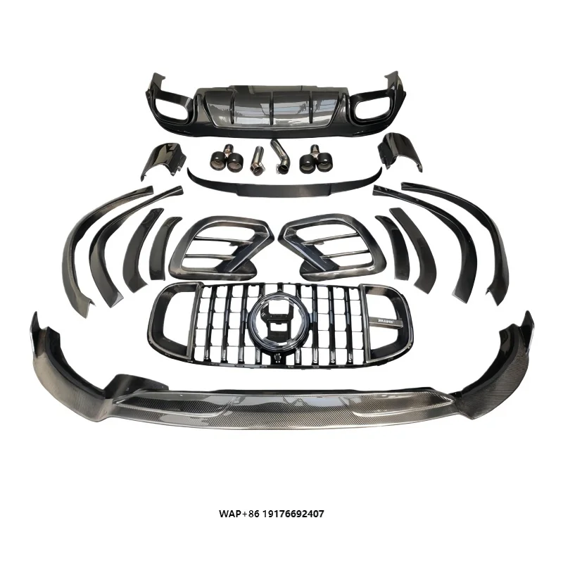 Suitable for MercedesBenz GLS63 Upgrade and Modification, Bbs 800 Model Carbon Fiber Material Small Surround Body Kit