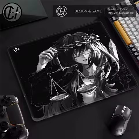 Aimstar Justice Mousepad Lonelystar E-sports Smooth FPS Gaming Mouse Pad 4mm Non-Slip Gaming Accessories APEX Valorant Man Gfits