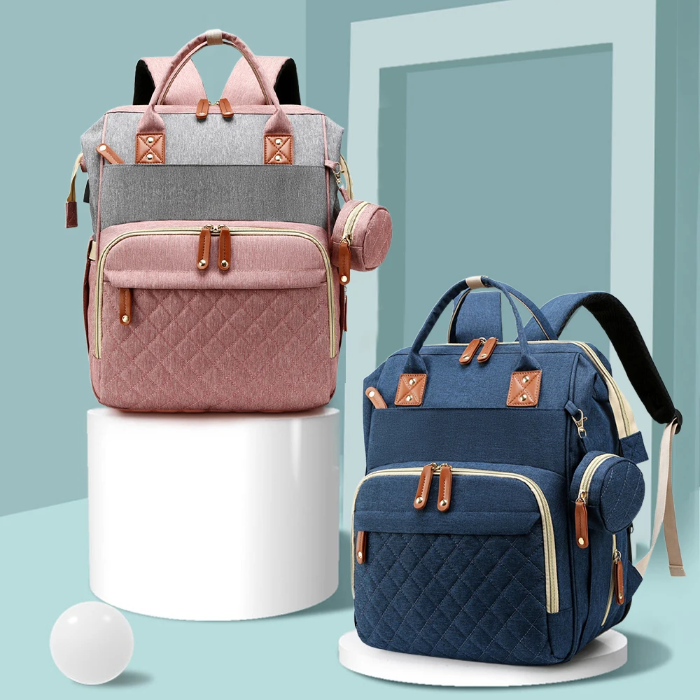 Borsa da viaggio per bambini pieghevole portatile da esterno di qualità, borsa per mamma, borsa per il trasporto infantile di grande capacità per il tempo libero