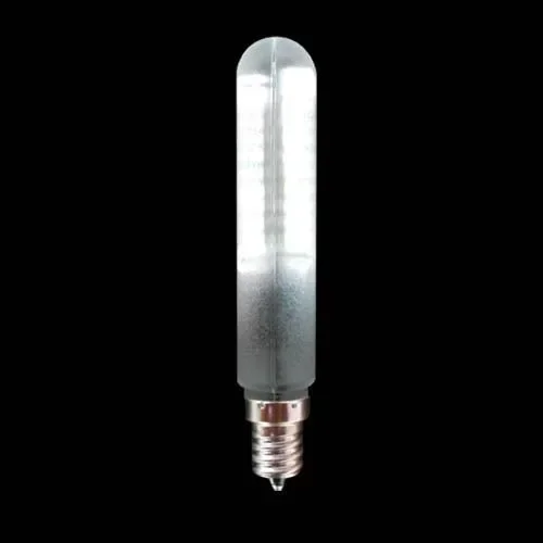 2PCS E17 LED Exit Emergency Bulb Tube T6 LED Appliance Bulbs, E17 Intermediate Screw Base: Replaces 10 to 15W Incand Lamp