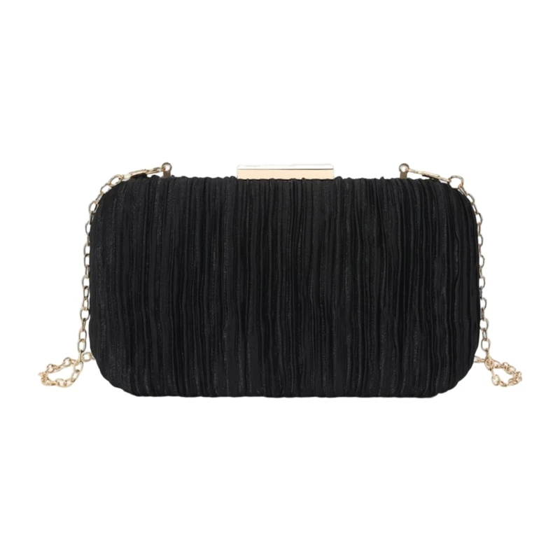 X5XA Modern Wrinkled Texture Shoulder Bag Suitable For Business And Social Event
