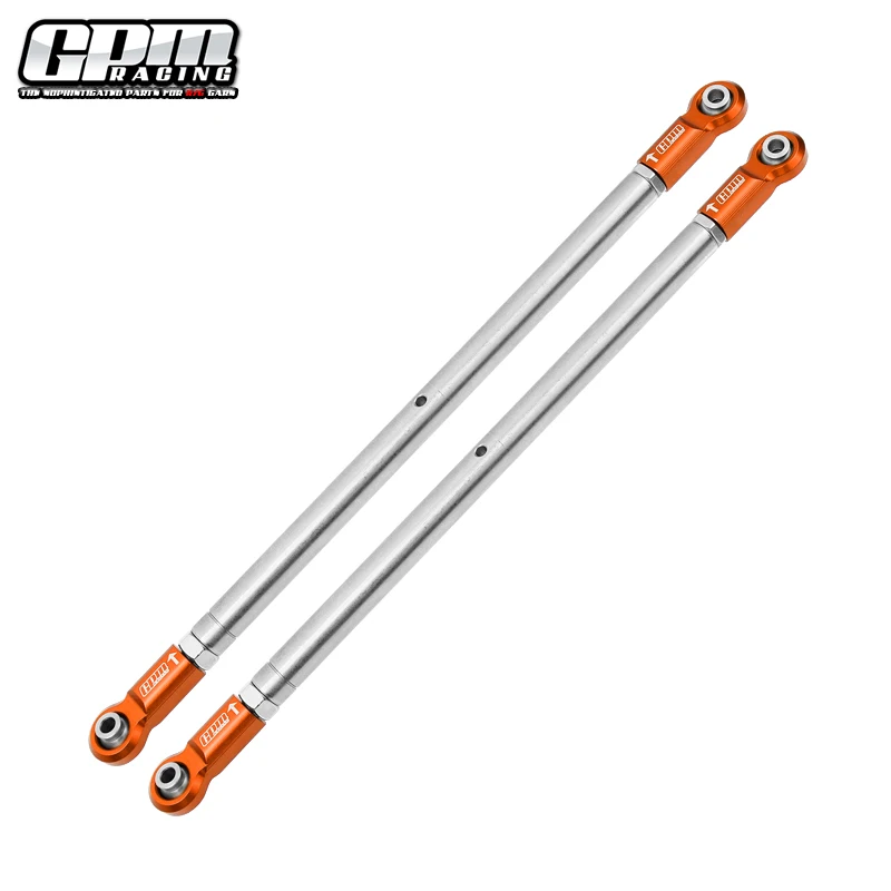 GPM SST barre supérieure arrière à 4 maillons avec extrémités en alliage 7075 pour LOSI 1/6 Super Baja Rey 2.0-pièce de mise à niveau de course