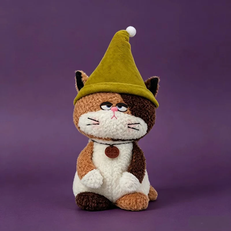 30CM New Halloween Wizard Cat Plush Cute Cartoon Cat Soft Doll are the Best Gifts for Girls and Children Room Decoration