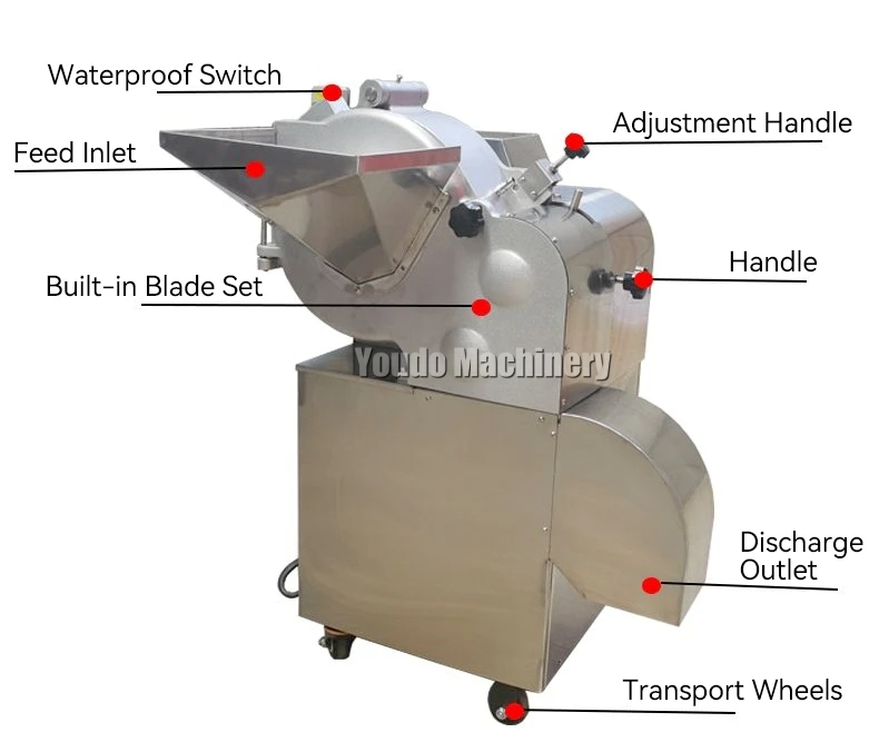 ماكينة تقطيع اللحوم الأوتوماتيكية الصناعية عالية السعة، ماكينة تقطيع لحم الخنزير ولحم البقر ولحم الضأن للمزرعة #3
