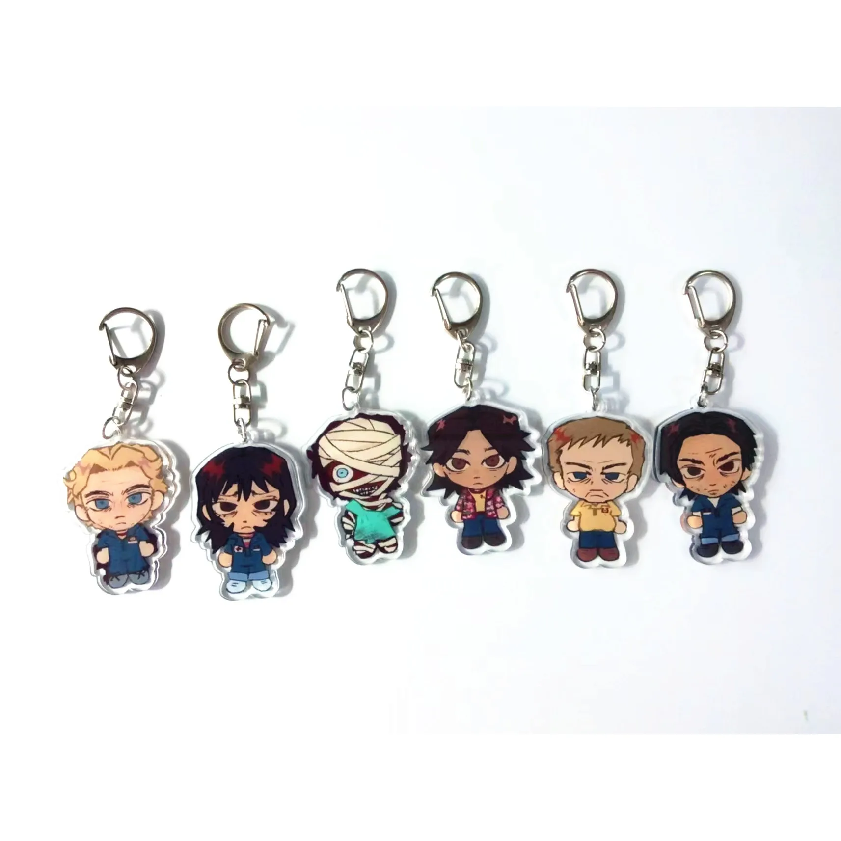 Mouthwashing Game keychain anime acrylic Key Chains Acrylic Figures Decoration Bag Pendant