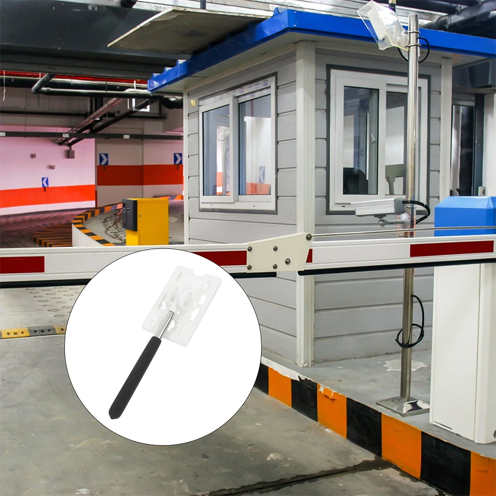 Telescopic Parking Rod for Vehicle Card Swiping Extended Reach Access Tool with Remote Control and Auto Extension