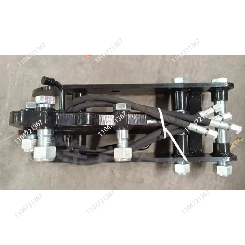 Excavator thumb clip hydraulic quick change bucket micro excavator hydraulic three-hole thumb clip accessories