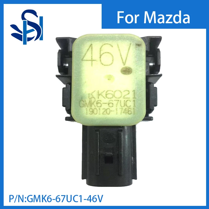 Sensor de aparcamiento PDC GMK6-67UC1-46V, Radar de Color rojo para Mazda, GMK6-67-UC1