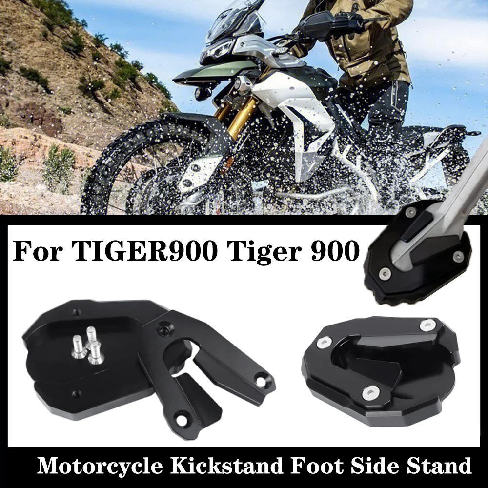 

Motorcycle Kickstand Pad For TIGER900 Tiger 900 Rally/Rally Pro/ GT LOW 2021-2022 Enlarger Support Pad Foot Side Stand Plate
