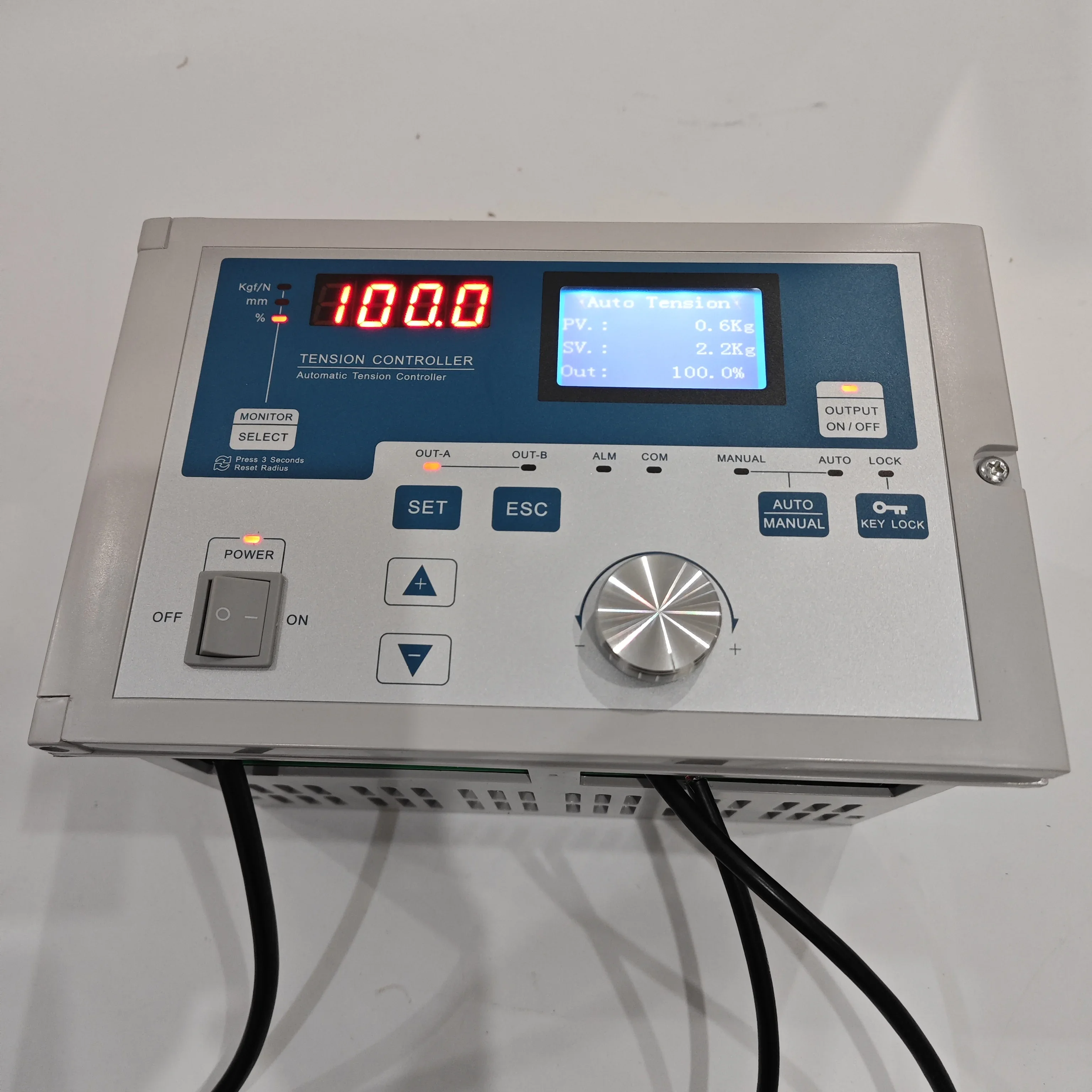 KTC838A وحدة تحكم توتر أوتوماتيكية/تحكم في التوتر المستدق نصف القطر + 2 قطعة كاشف التوتر TS200-50