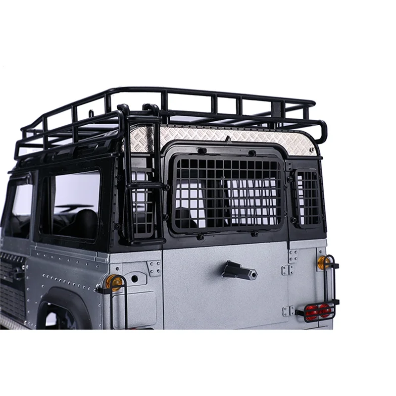 후방 및 측면 금속 입체 창문 메쉬 보호 네트 1/12, RC 자동차 업그레이드 부품, MN D90 MN98 MN99S 스틸