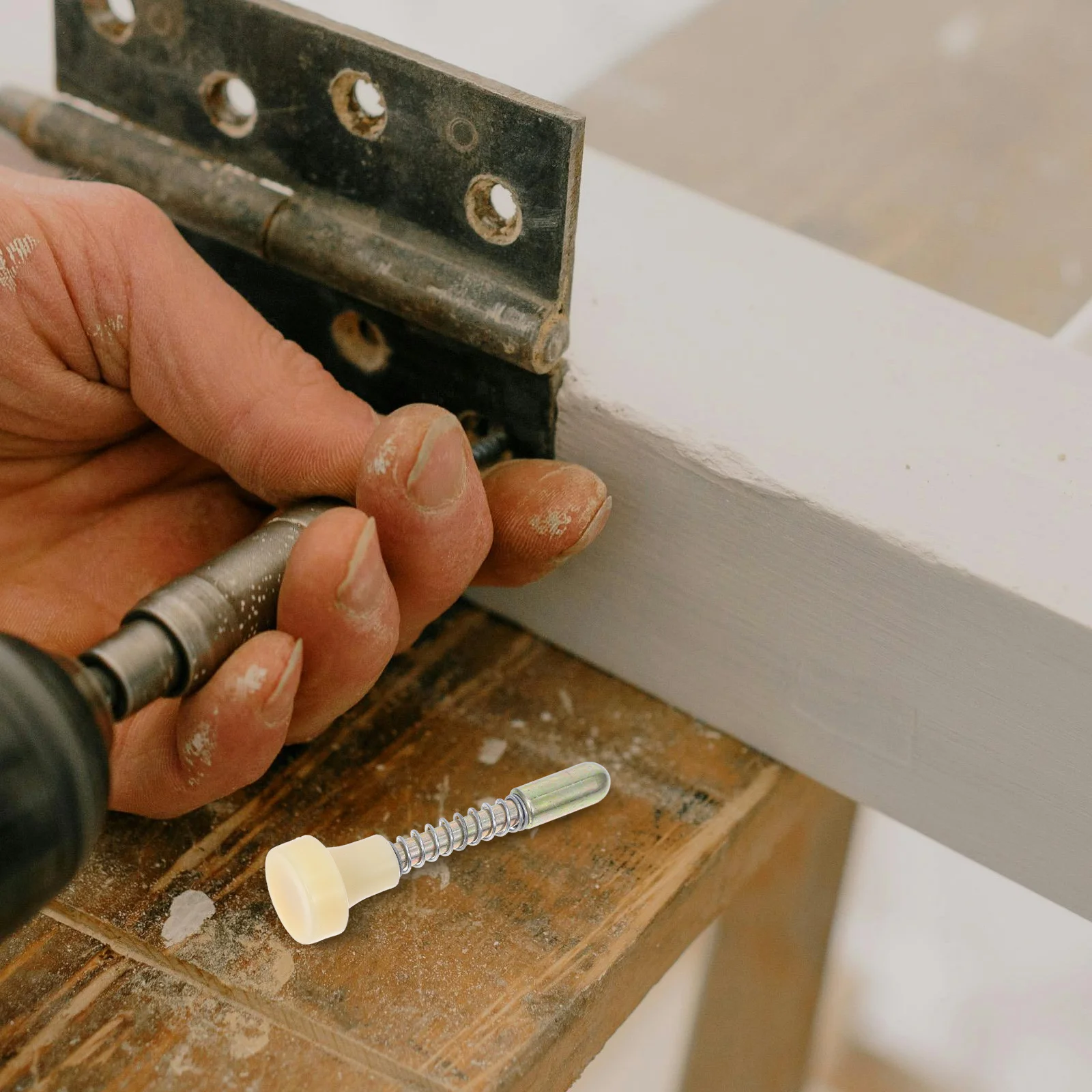 

10Pcs Spring Loaded Plunger Latches Metal Window Screen Frame Parts Adjustable Height Window Screen Repair Kit