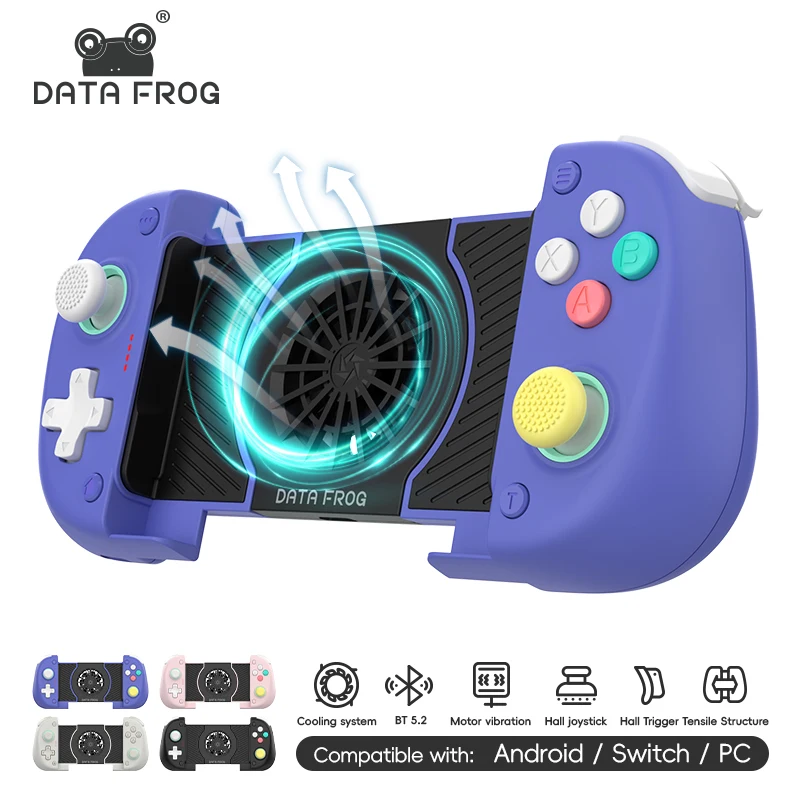 

Беспроводной мобильный игровой контроллер DATA FROG X3 Pro для смартфона, киберспортивный геймпад с двойной вибрацией, эргономичный дизайн