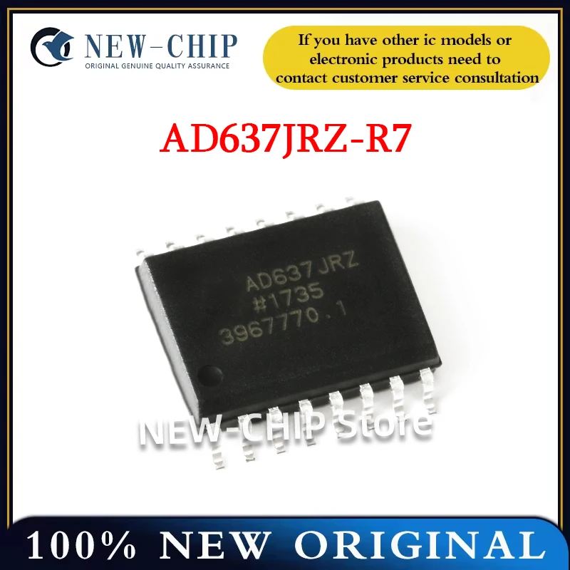 

1PCS-10PCS/LOT AD637JRZ-R7 SOP-16 Dc converter chip New Original AD637JRZ