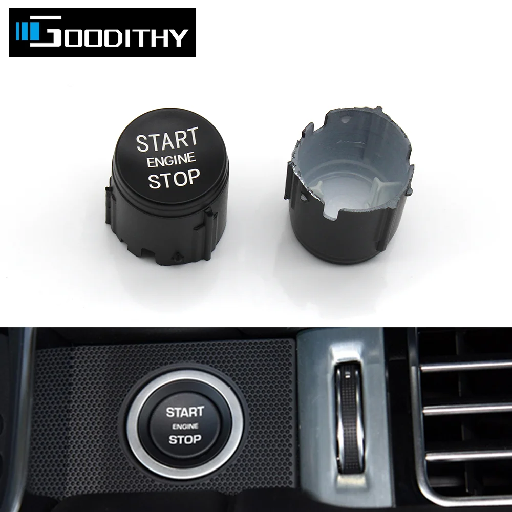 

Engine Ignition Auto Start Stop Switch Button Cover For Land Rover Range Rover 2013-2019 Sport 2014-2019 Evoque Discovery