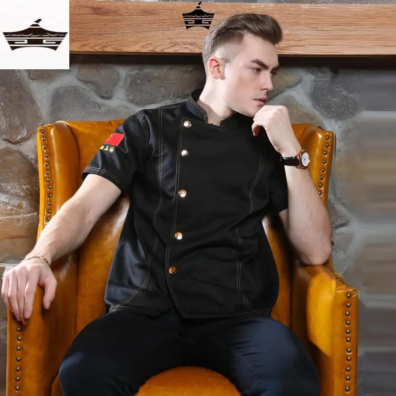 tenues-de-travail-legeres-pour-chef-a-manches-courtes-pour-hommes-–-uniformes-d'ete-respirants-en-denim-pour-cuisine-restaurant-restaurant-de-fondue-hotel
