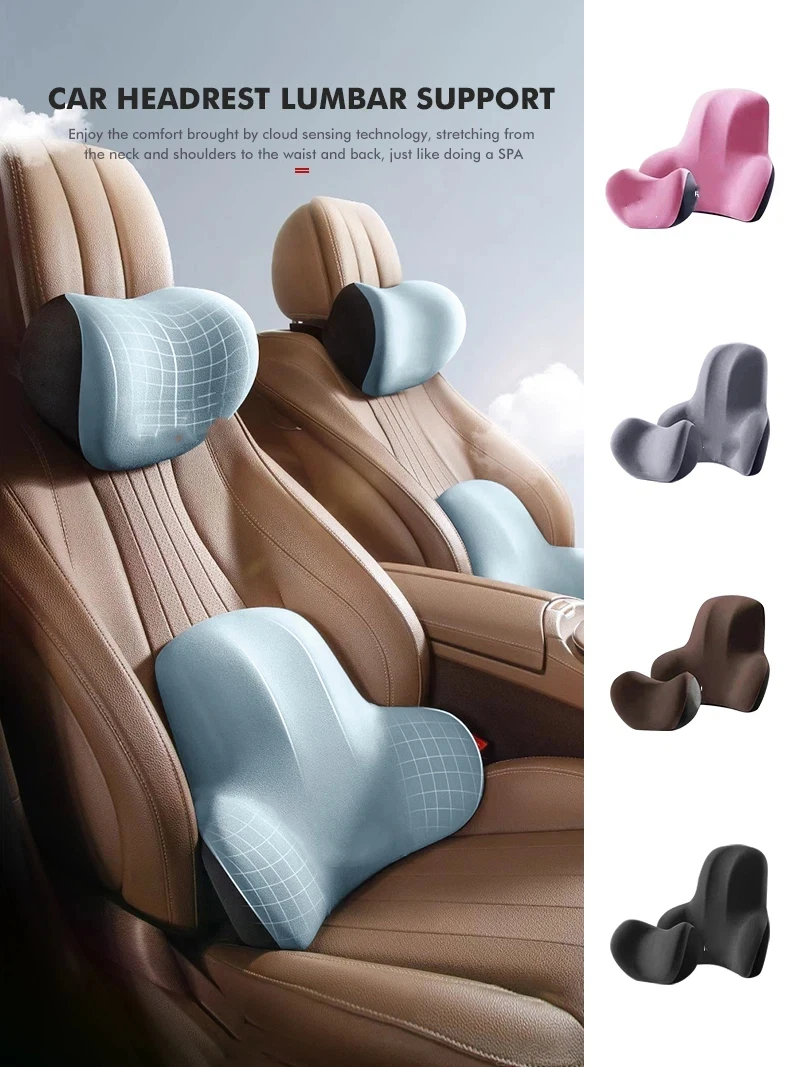 Memory Foam Car Hea…