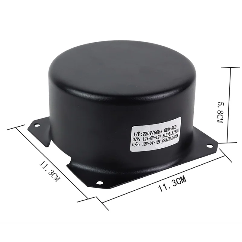 300W grouting black shielded cow cover pure copper amplifier toroidal transformer dual 15 dual 38 dual 24 dual 12 multi-group 30