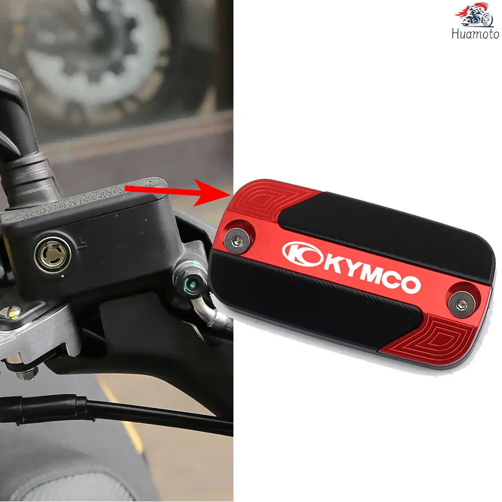 Front Brake Fluid Cylinder Reservoir Cover Cap For KYMCO K-XCT XCITING 350 S400 DownTown 125 300i 350i DTX 360 Accessories