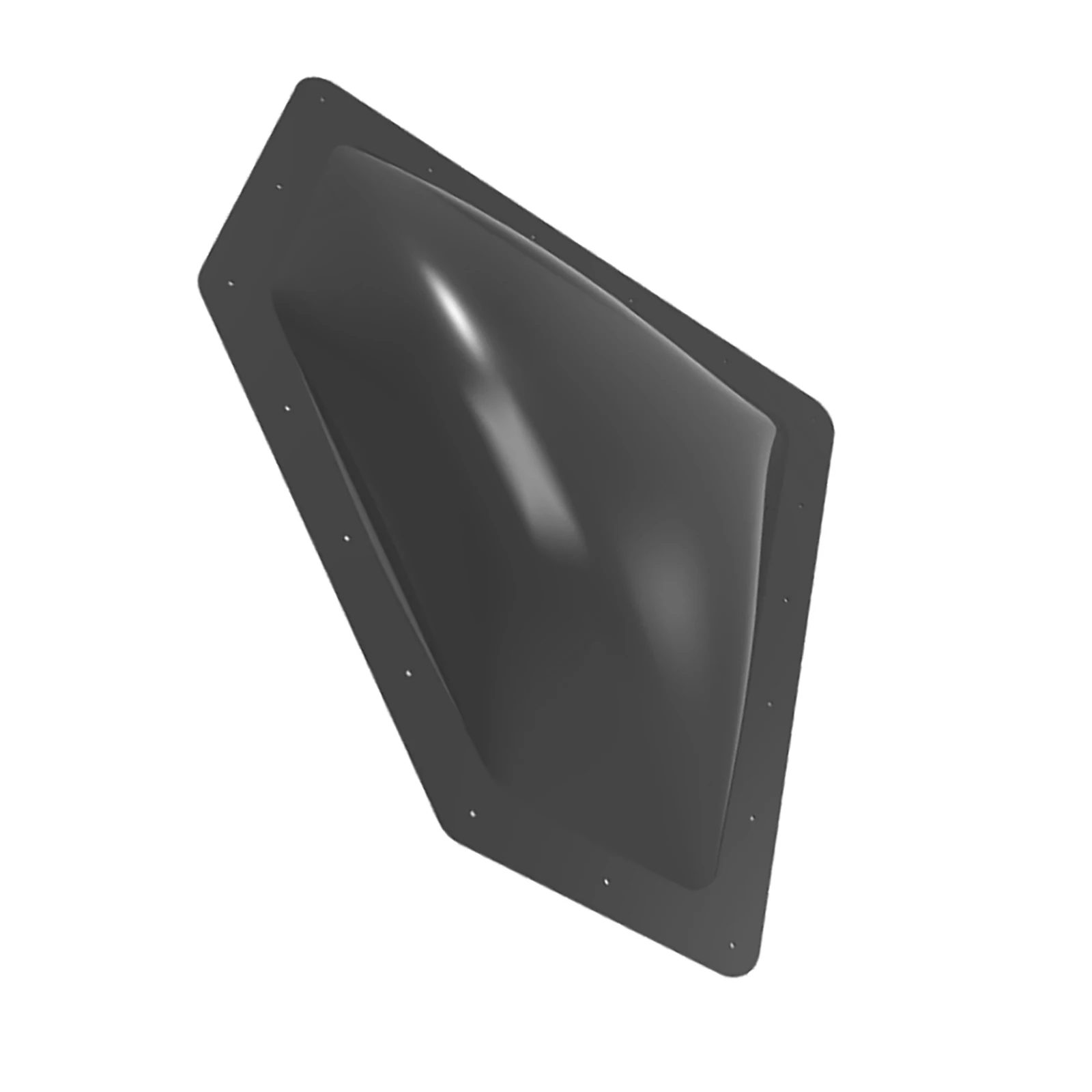 غطاء بديل كوة RV مقاس 24 × 11 بوصة، غطاء كوة RV لتركيب السقف، للمركبات الترفيهية، المعسكر، مقطورات السفر، أسود #5