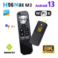 New Smart TV Stick H96 Max M3 MINI TV Dongle for IOS Android 13 RK3528 8K WIFI6 2.4G Decoder Google Voice Intelligent TV Device