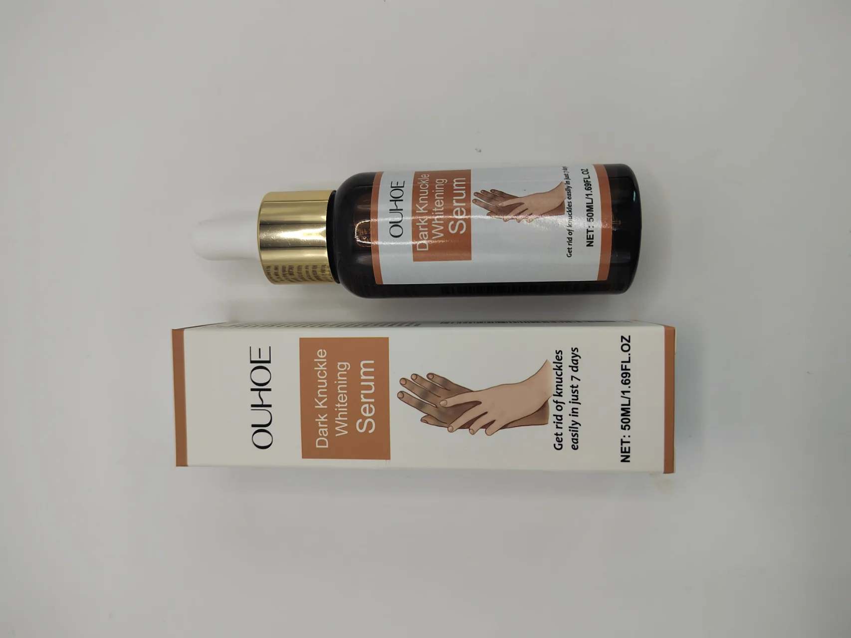 Knuckle Whitening Serum – 50 ml/1,69 fl.oz schnelle aufhellende Handaufhellungsbehandlung |   Ziele dunkler Ellenbogen, Knöchel und Gelenke