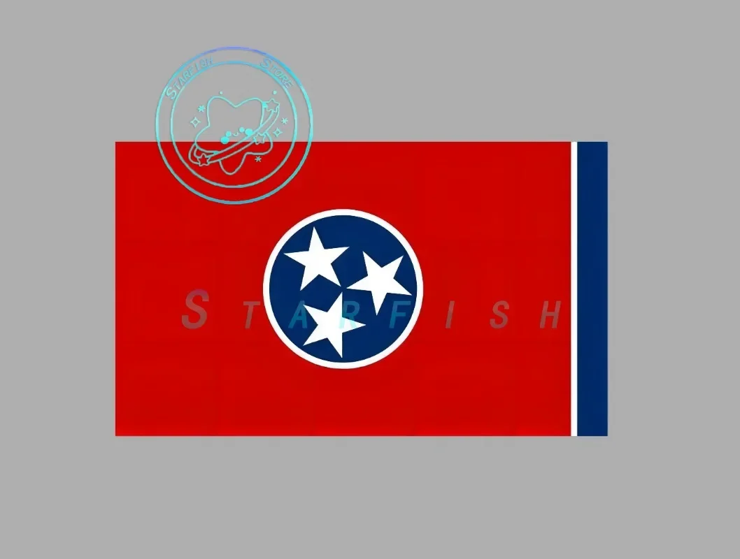 Tennessee Flag Sticker Decal Volunteer State Rugby Nashville Spray Craft Waterproof Sun Protection