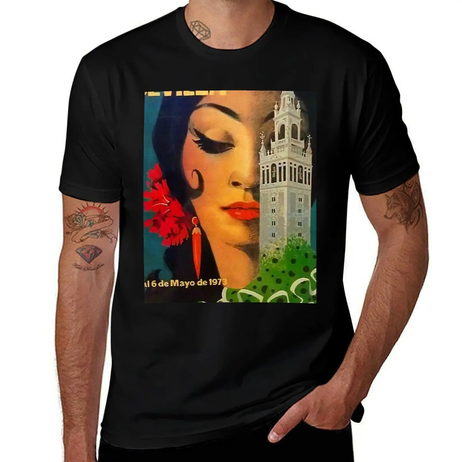 

Feria de Sevilla Vintage T-Shirt anime tshirt man t shirt designer