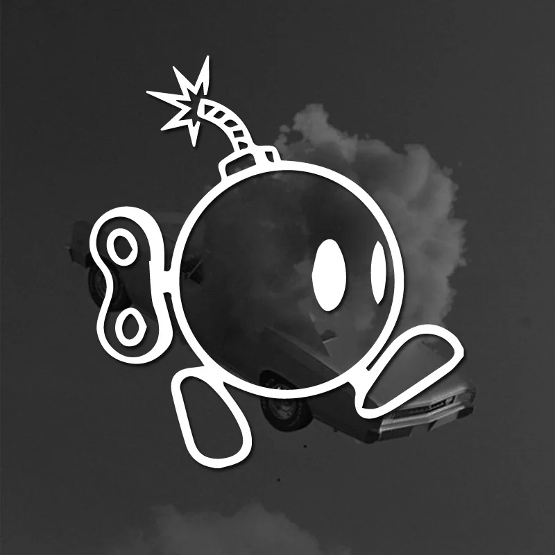 

Funny Cartoon Bomber Stickers PVC Decals for Cars Trucks Motorcycles Laptops