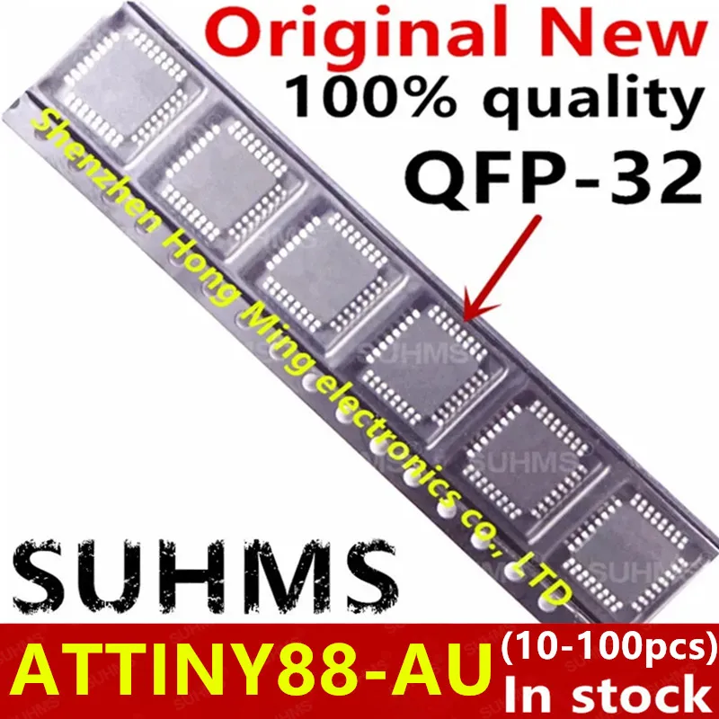 (10-100piece)100% New ATTINY88-AU ATTINY88 AU QFP-32 Chipset