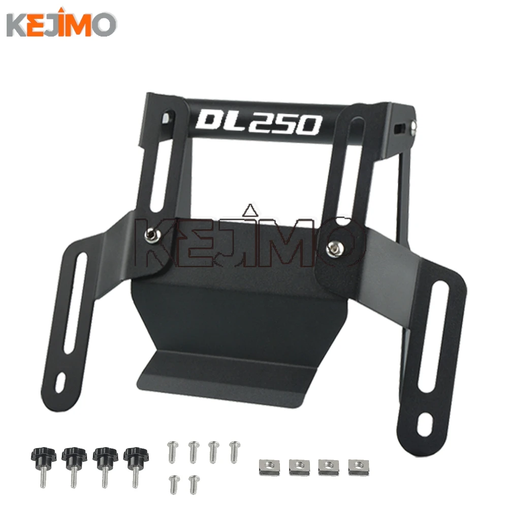 FOR SUZUKI V-STROM650 DL250 V-strom DL 250 2017-2026 Navigation Support Windshield Lifting Function Adjustment GPS Phone Bracket