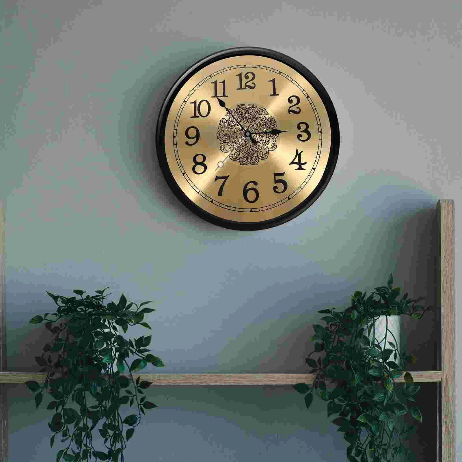 Wall Clock Dial Plate for Standing Wall Clock/grandfather Metal Wall Replacement Round Student