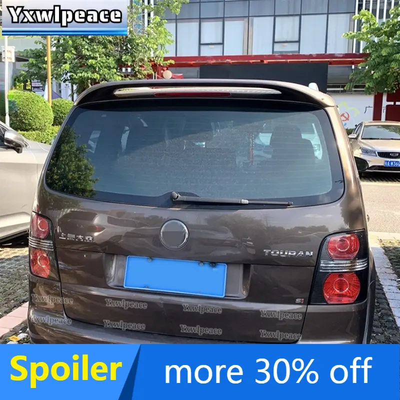 

For Volkswagen VW Touran 2008 - 2013 High Quality ABS Plastic Unpainted Color Rear Roof Spoiler Trunk Wing Body Kit Accessories