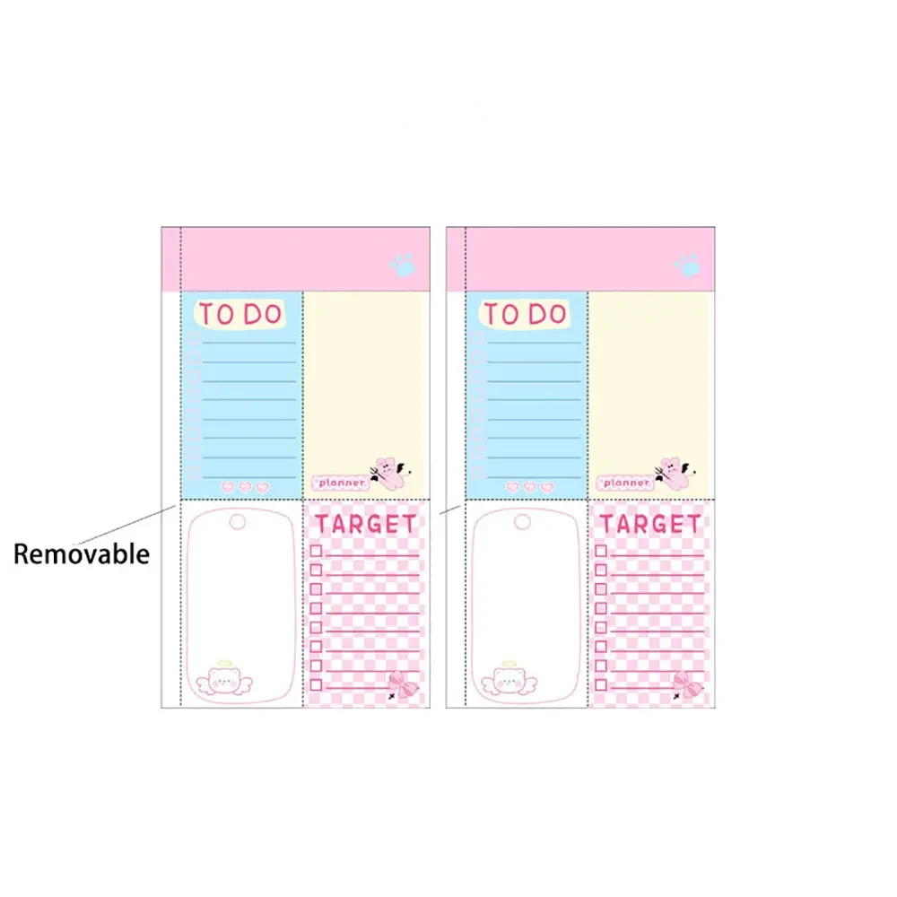 45 arkuszy A6 Loose Leaf Refill Paper Heart Cartoon Rabbit Inner Refill Spiral Binder Paper 6 Hole Notebook Separator Paper