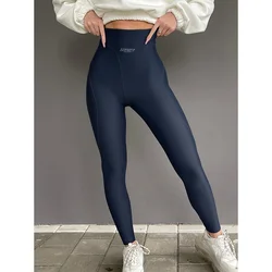Gymdolphins 2023 Summer New Solid Color High Waist Tight Fitting Leggings For Women Adult Seamless Casual Fitness Gym Pants