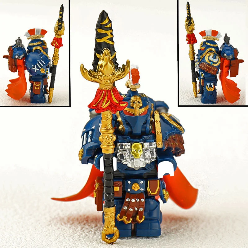 Hot Toys Serienmodell, zusammengebauter Baustein-Bausatz, Empire Fist Space Wolf Holy Blood Angel Actionfigur, Spielzeuggeschenk