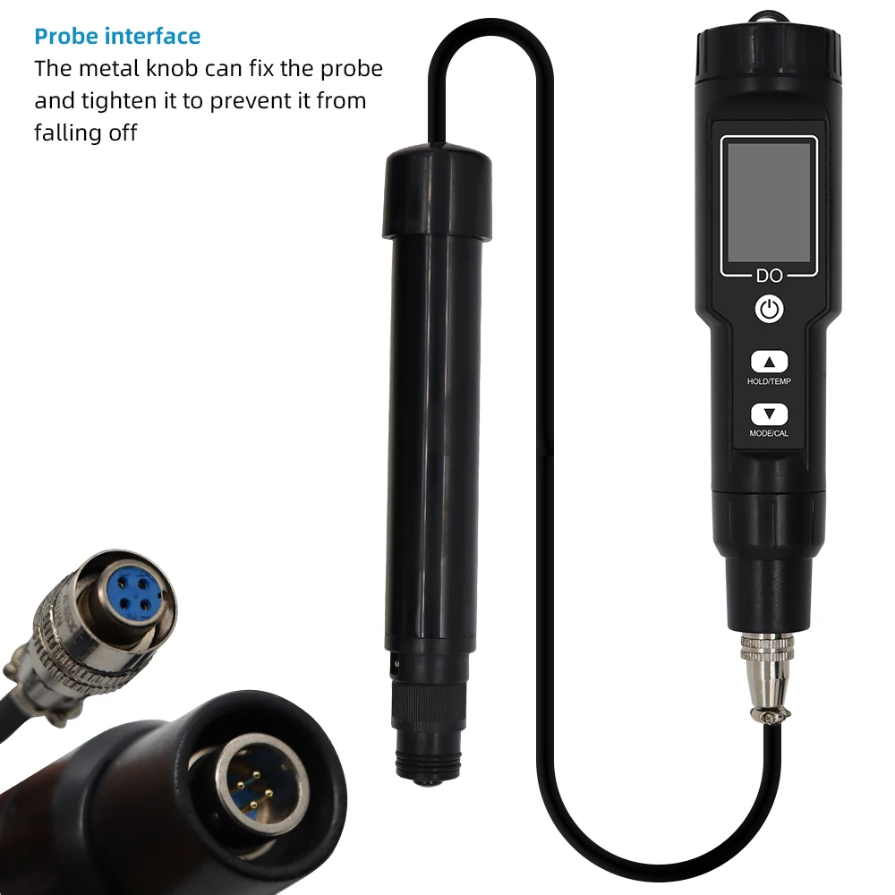 Professional DO9100 Dissolved Oxygen Meter Digital DO Test Water Quality Analyzer for Seawater Freshwater Fish Tank Aquaculture