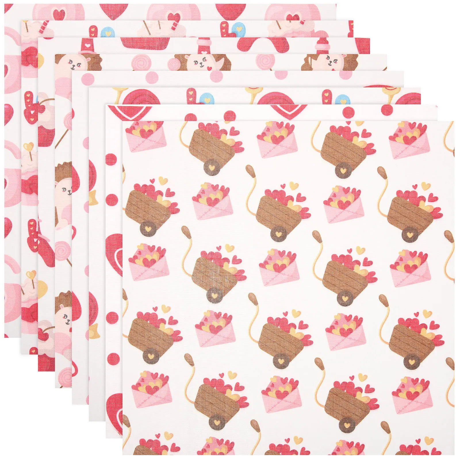 8 قطعة قطع نسيج القطن الحرفية عطلة تحت عنوان خليط ورقة DIY بها بنفسك مشاريع الخياطة الاكسسوارات اليدوية تأثيث المنزل