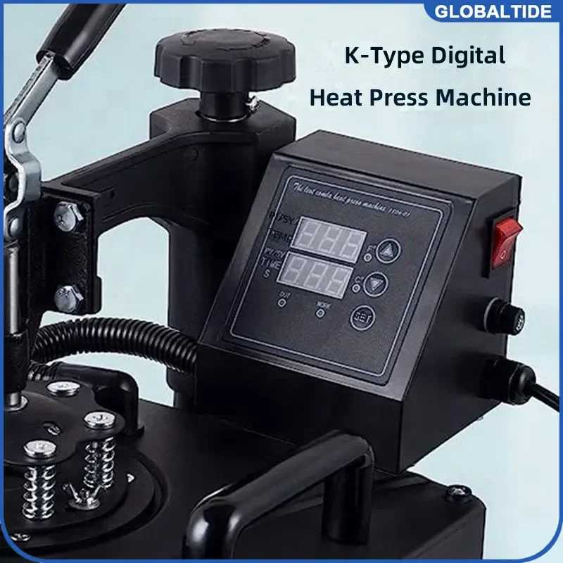 Digital Heat Press Control Box Replacement 1400W Temperature Controller Panel Accessory for Machine 110V US Plug New
