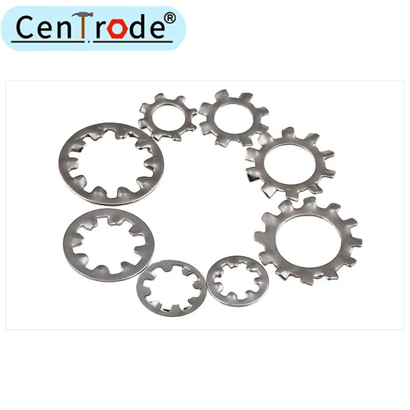 304 stainless steel external tooth internal tooth anti-skid gasket chrysanthemum meson anti-skid washer m3m4m5m6m8m10